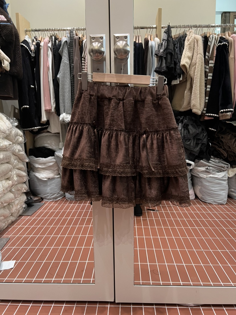 BE&amp;BE韓國直郵㊣女士新款熱賣推薦時尚休閑職業短裙絲絨BE&be短裙