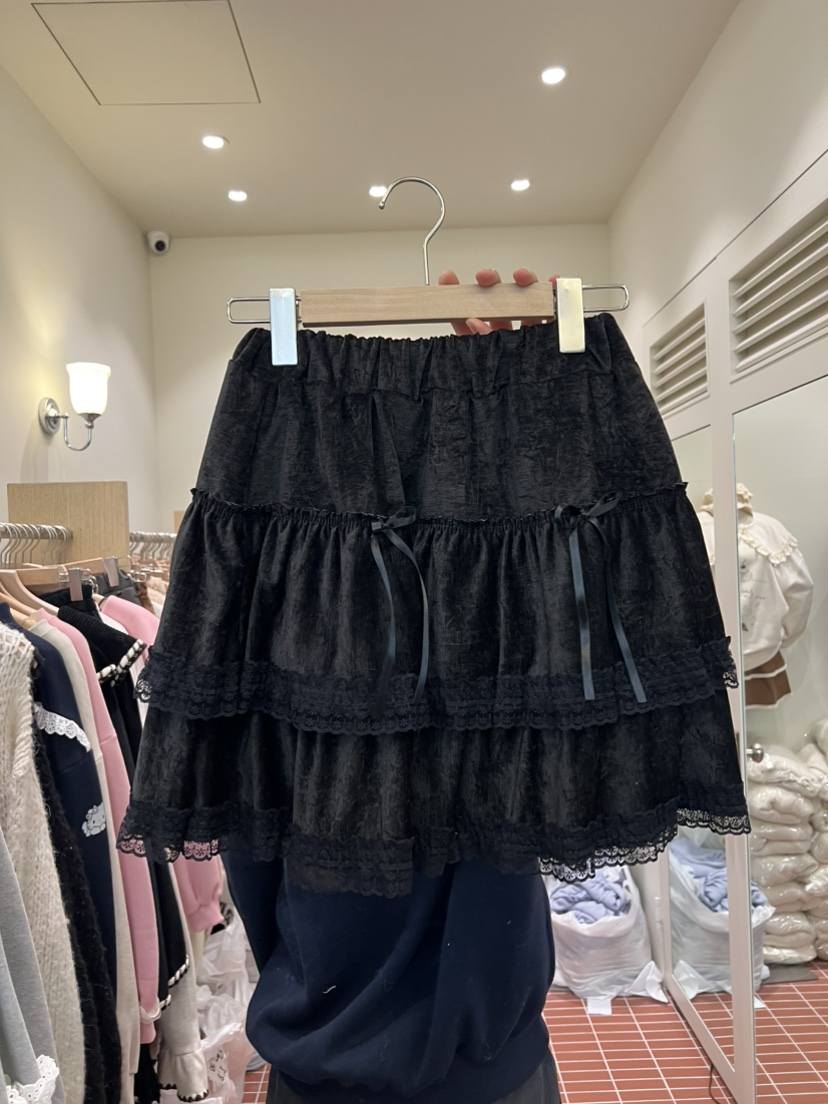 BE&amp;BE韓國直郵㊣女士新款熱賣推薦時尚休閑職業短裙絲絨BE&be短裙圖色1