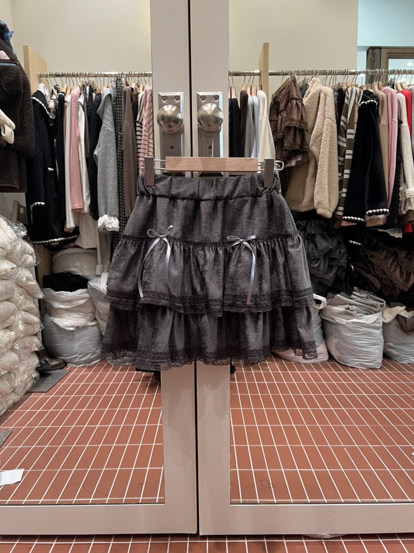 BE&amp;BE韓國直郵㊣女士新款熱賣推薦時尚休閑職業短裙絲絨BE&be短裙圖色3