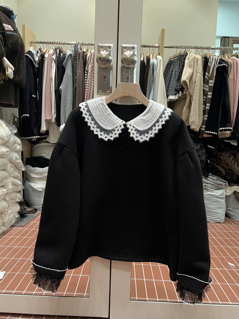 BE&amp;BE韓國直郵㊣女裝新款職業時尚休閑人氣推薦25秋冬衛衣BE&be衛衣