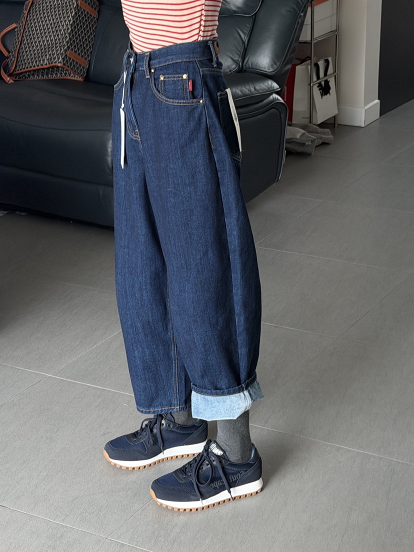 MILUI韓國直郵㊣女士新品休閑時尚職業推薦人氣熱賣25秋冬牛仔褲MILUI牛仔褲