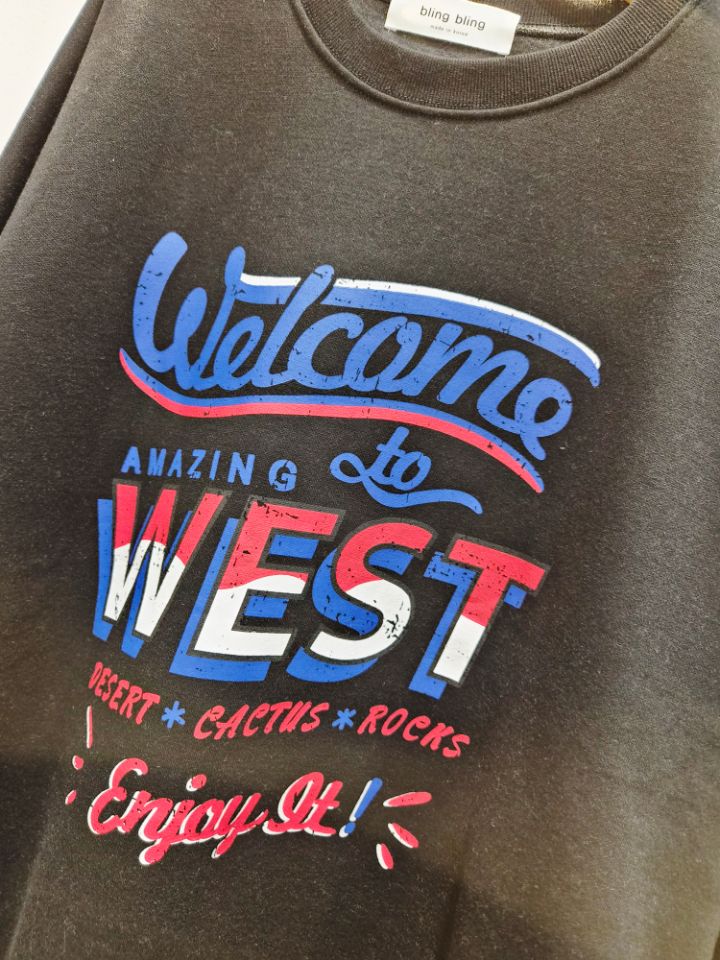 BLING BLING-S韓國代購㊣女士新品休閑人氣時尚長袖T恤加絨BLING BLING-S長袖T恤