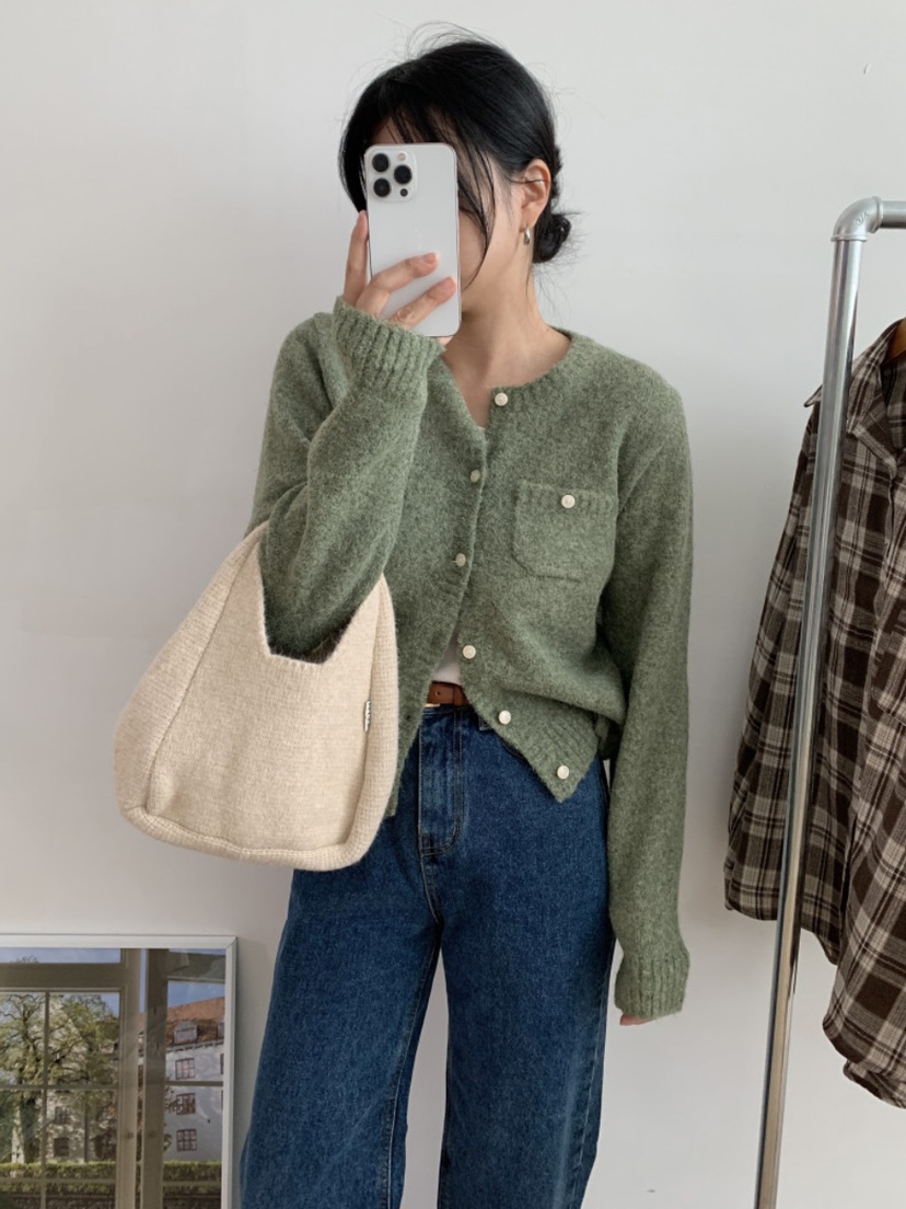 WOOD韓國直郵㊣女士新款休閑人氣25秋冬職業推薦時尚牛仔褲WOOD牛仔褲