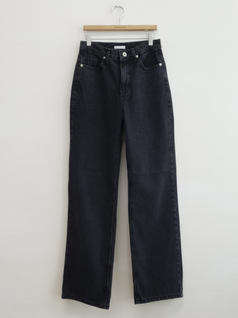 WOOD韓國直郵㊣女士新款休閑人氣25秋冬職業推薦時尚牛仔褲WOOD牛仔褲圖色2