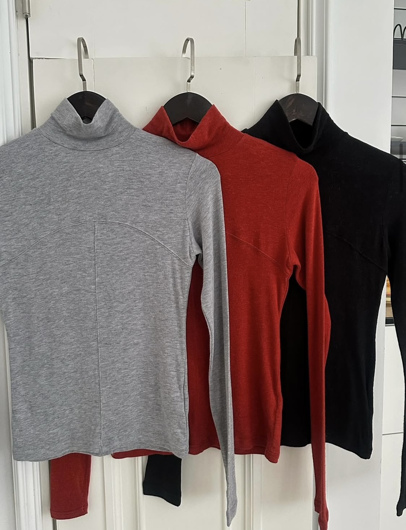 BYRING韓國直郵㊣女裝新款25秋冬熱賣職業人氣長袖T恤安哥拉BYRING長袖T恤