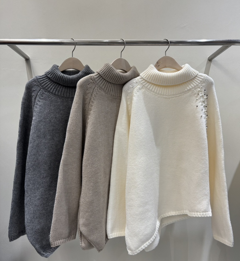 MABE東大門㊣實拍女裝新品職業25秋冬休閑時尚熱賣推薦針織衫MABE針織衫