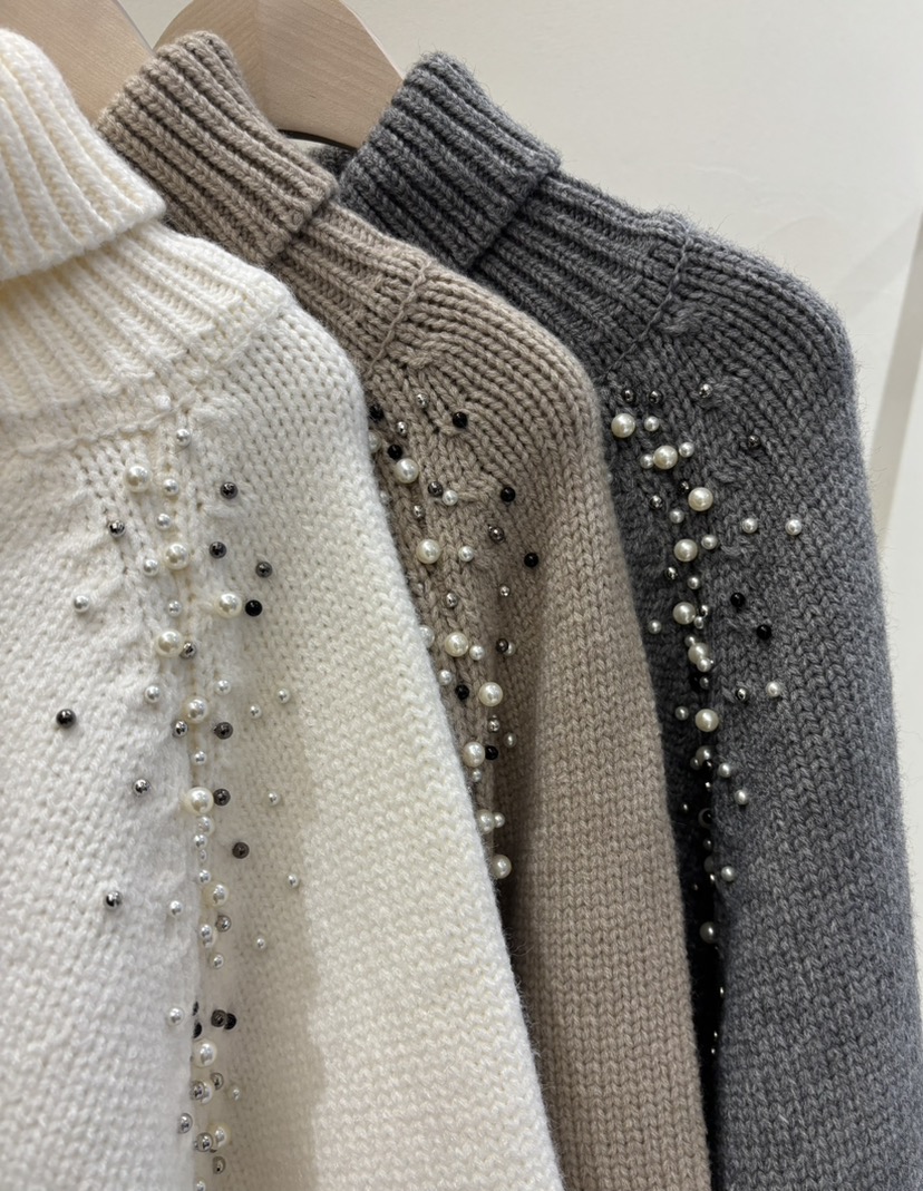 MABE東大門㊣實拍女裝新品職業25秋冬休閑時尚熱賣推薦針織衫MABE針織衫