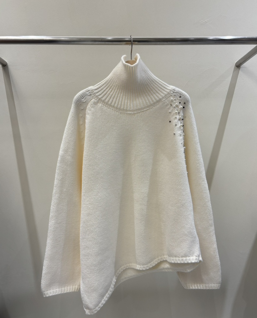 MABE東大門㊣實拍女裝新品職業25秋冬休閑時尚熱賣推薦針織衫MABE針織衫圖色1