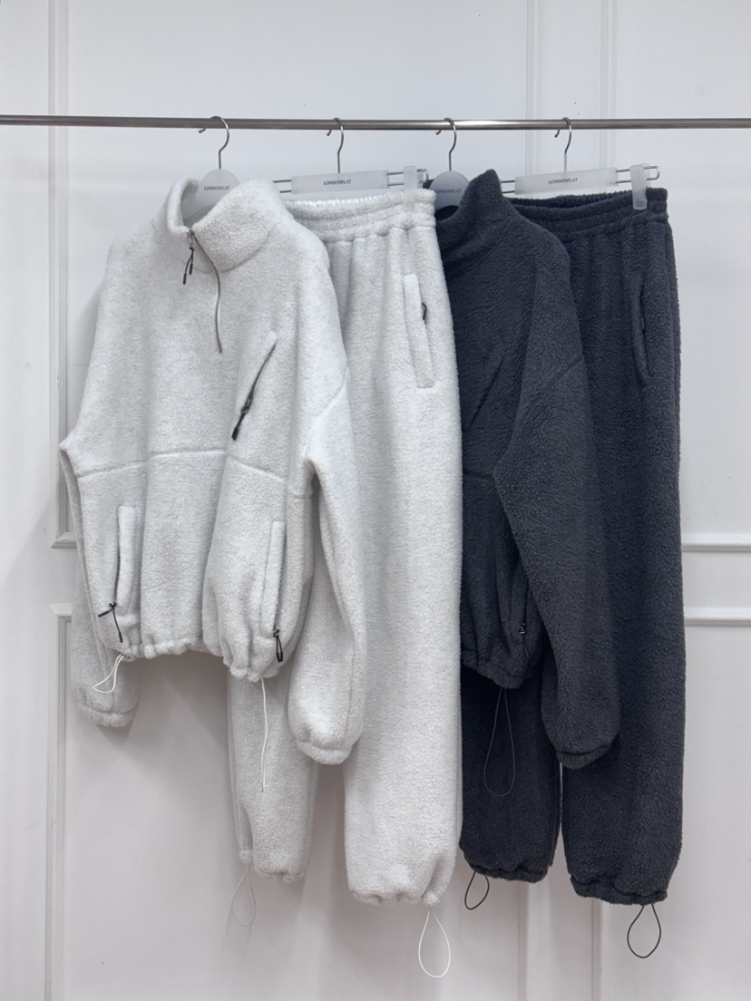 LONDON FLAT東大門㊣直郵女裝新品熱賣休閑職業休閑褲抓絨LONDON FLAT休閑褲