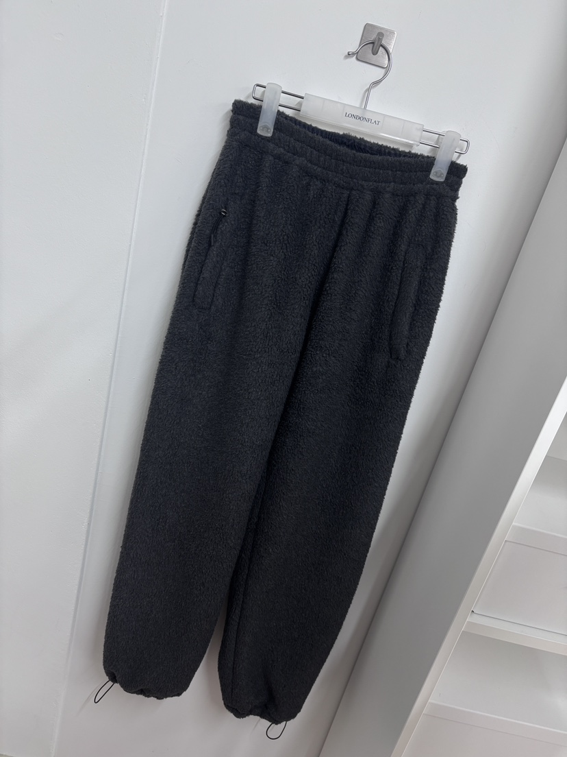 LONDON FLAT東大門㊣直郵女裝新品熱賣休閑職業休閑褲抓絨LONDON FLAT休閑褲圖色1