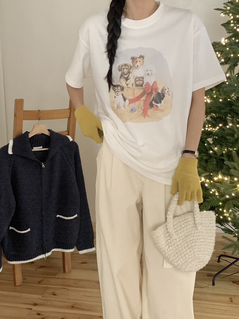 WOOD韓國代購㊣女裝新款熱賣時尚推薦職業人氣休閑25秋冬T恤WOODT恤