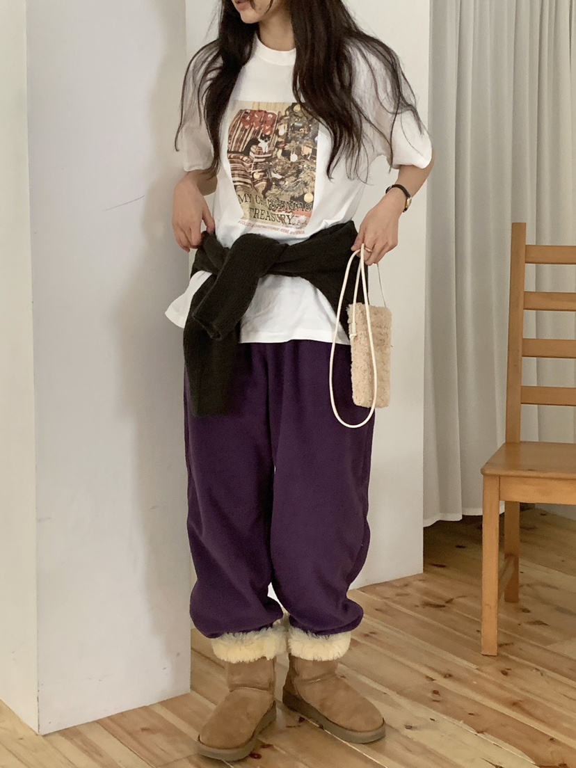 WOOD韓國代購㊣女士新款熱賣時尚25秋冬推薦人氣職業休閑T恤WOODT恤