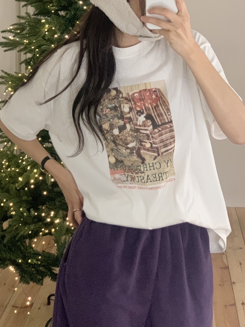 WOOD韓國代購㊣女士新款熱賣時尚25秋冬推薦人氣職業休閑T恤WOODT恤圖色1