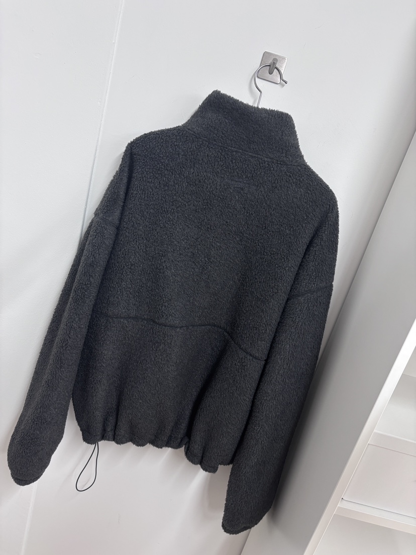 LONDON FLAT韓國直郵㊣女士新品25秋冬時尚休閑衛衣抓絨拉鏈LONDON FLAT衛衣