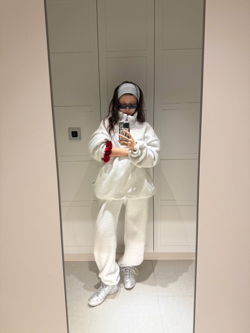 LONDON FLAT韓國直郵㊣女士新品25秋冬時尚休閑衛衣抓絨拉鏈LONDON FLAT衛衣