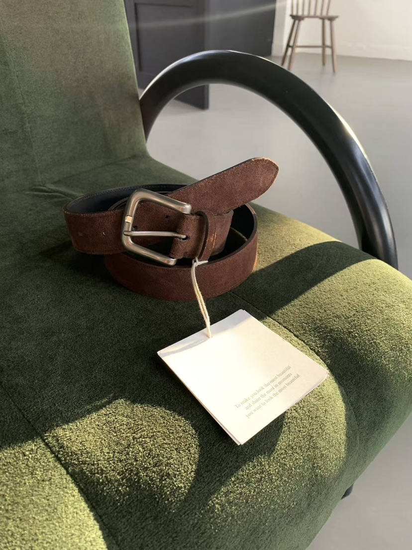 J CRANE-A東大門㊣代購女士新款熱賣推薦25秋冬腰帶真麂皮腰帶J CRANE腰帶圖色2