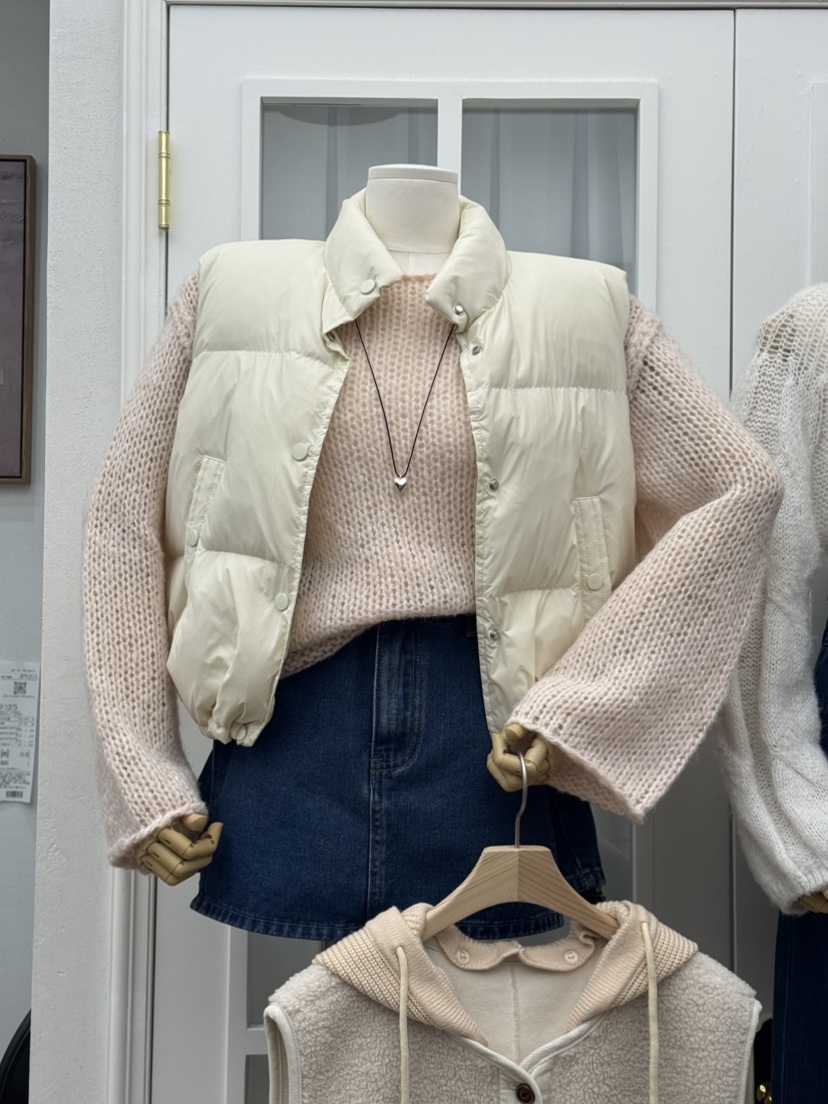 RE:FRESH-L東大門㊣直郵女士新品職業休閑人氣時尚熱賣針織衫RE:FRESH針織衫圖色2