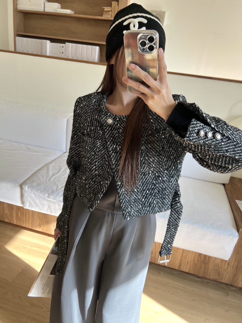 BOLD東大門㊣直郵女裝新款職業休閑熱賣推薦人氣夾克含腰帶BOLD夾克