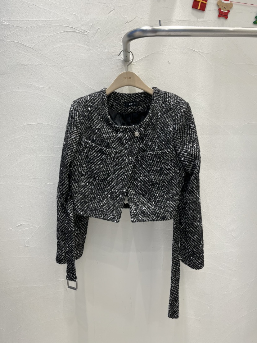 BOLD東大門㊣直郵女裝新款職業休閑熱賣推薦人氣夾克含腰帶BOLD夾克圖色2