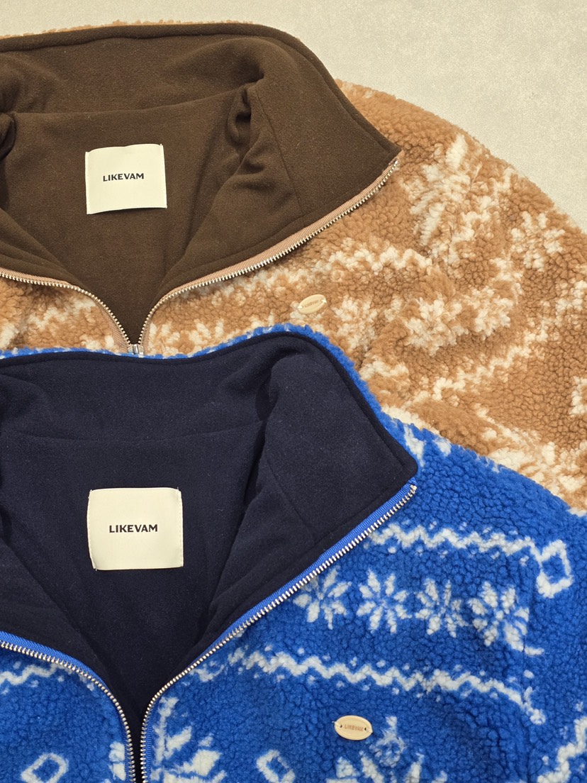 LIKEVAM韓國代購㊣女裝新款時尚25秋冬推薦休閑熱賣人氣夾克LIKEVAM夾克