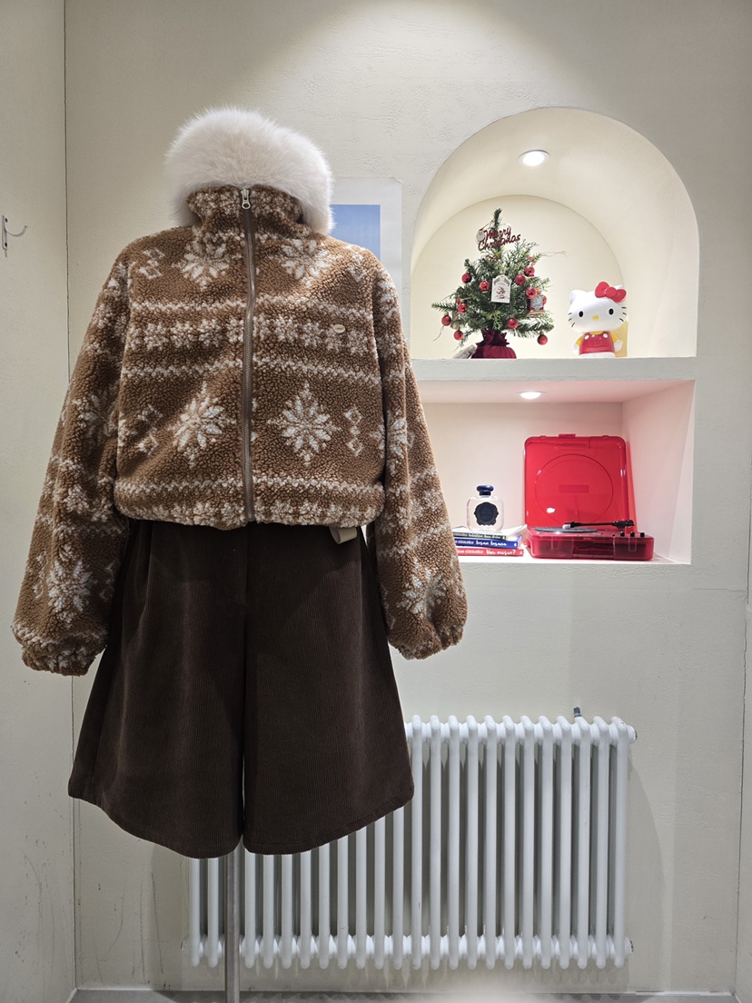 LIKEVAM韓國代購㊣女裝新款時尚25秋冬推薦休閑熱賣人氣夾克LIKEVAM夾克