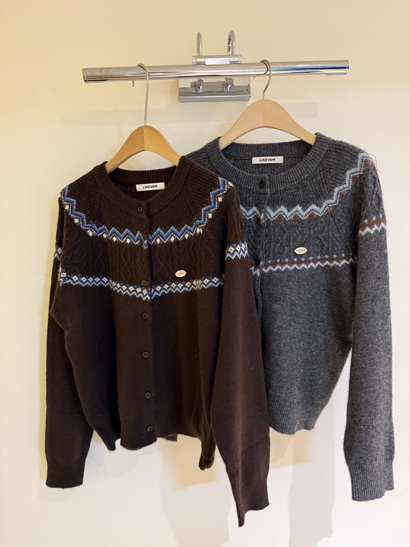 LIKEVAM韓國代購㊣女裝新款25秋冬熱賣休閑職業針織衫羊毛衫LIKEVAM針織衫