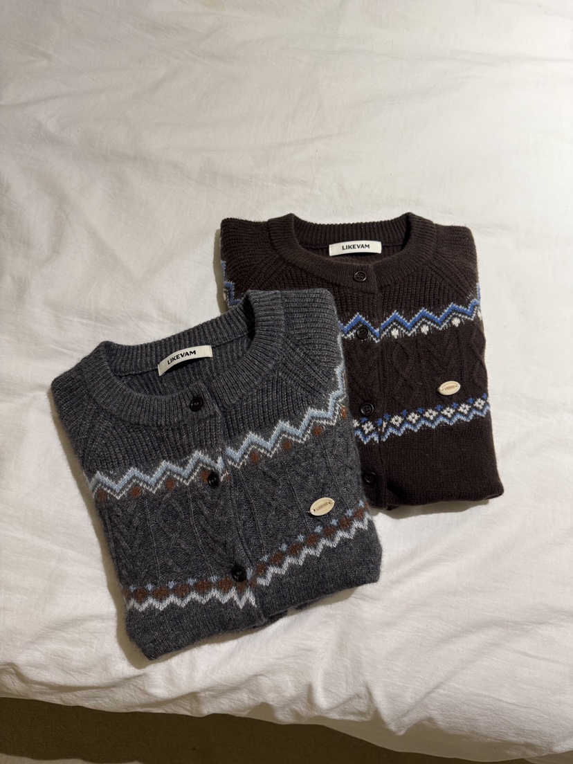 LIKEVAM韓國代購㊣女裝新款25秋冬熱賣休閑職業針織衫羊毛衫LIKEVAM針織衫