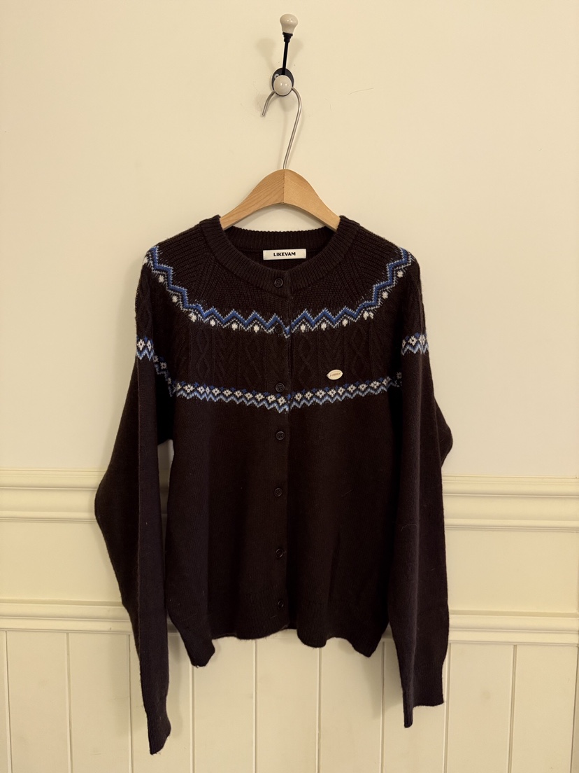 LIKEVAM韓國代購㊣女裝新款25秋冬熱賣休閑職業針織衫羊毛衫LIKEVAM針織衫圖色2