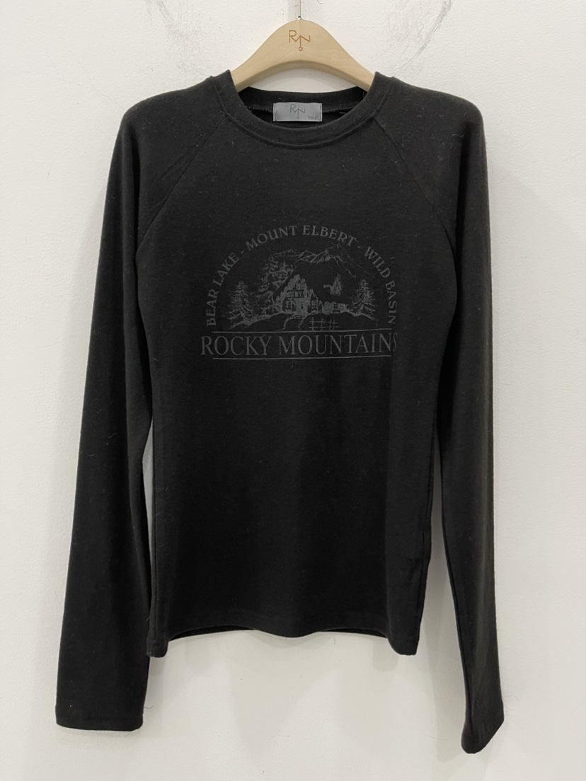 REIZ東大門㊣直郵女士新款人氣推薦25秋冬職業長袖T恤安哥拉REIZ長袖T恤圖色3