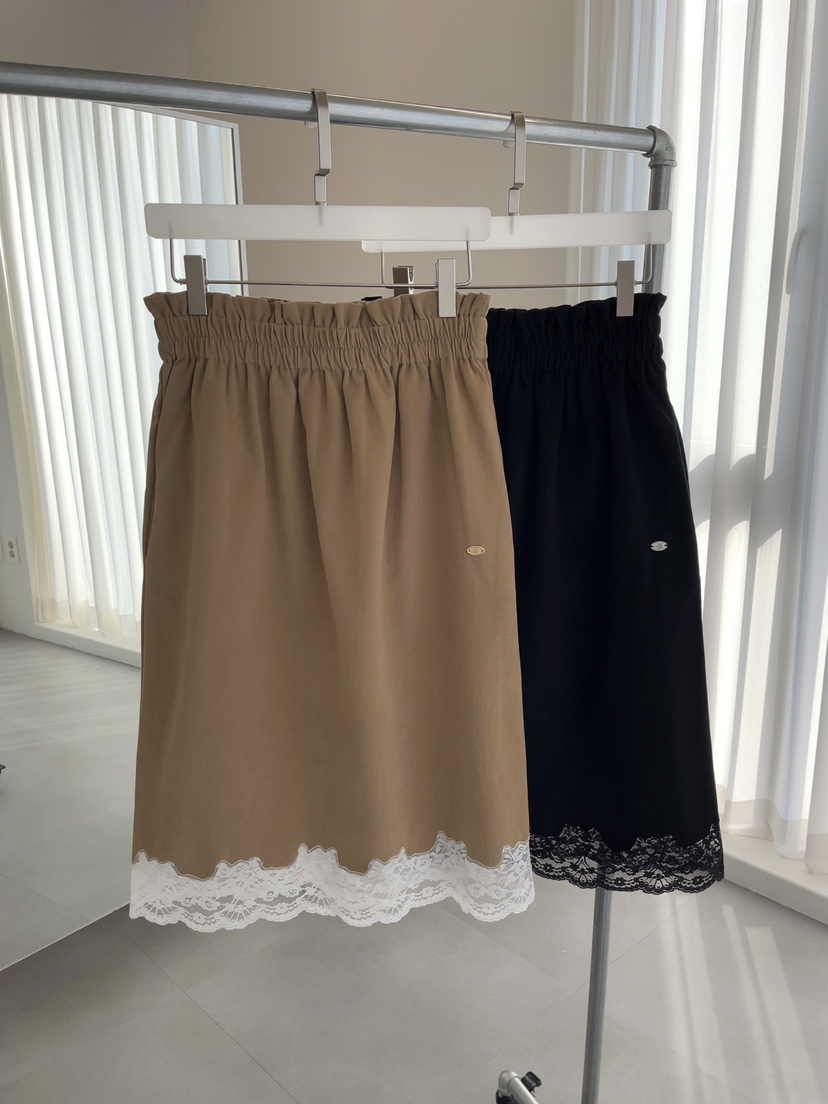 J CRANE-A韓國直郵㊣女士新款熱賣25秋冬半身裙中短裙蕾絲J CRANE半身裙/中短裙