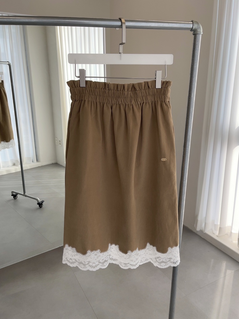 J CRANE-A韓國直郵㊣女士新款熱賣25秋冬半身裙中短裙蕾絲J CRANE半身裙/中短裙圖色1