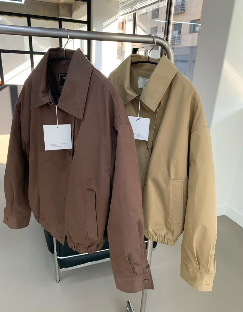 J CRANE-A韓國代購㊣女裝新品熱賣夾克毛領可拆可拆卸浣熊J CRANE夾克