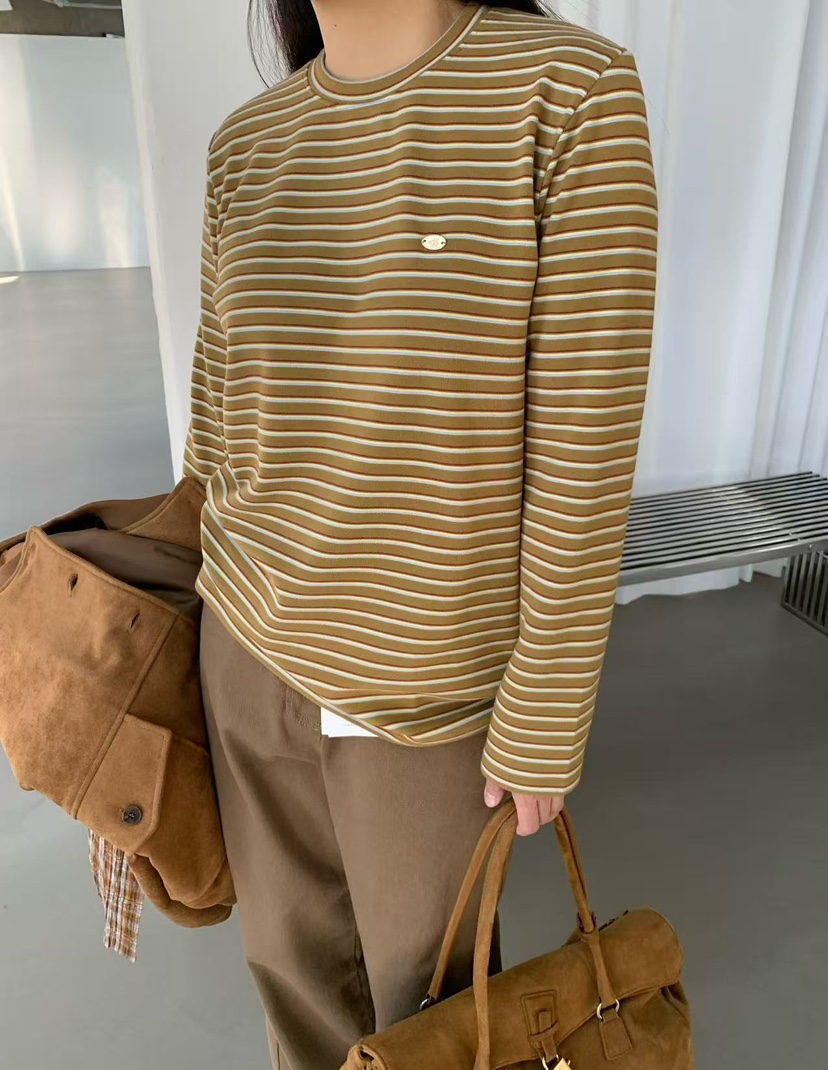 J CRANE-A東大門㊣實拍女裝新品時尚熱賣人氣推薦長袖T恤J CRANE長袖T恤