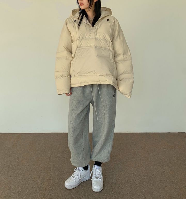 STAY HERE韓國直郵㊣女裝新款25秋冬休閑時尚推薦短款棉服STAY HERE短款棉服