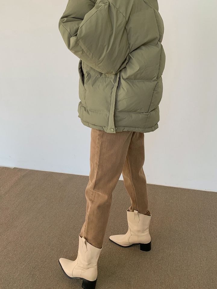 STAY HERE韓國直郵㊣女裝新款25秋冬休閑時尚推薦短款棉服STAY HERE短款棉服