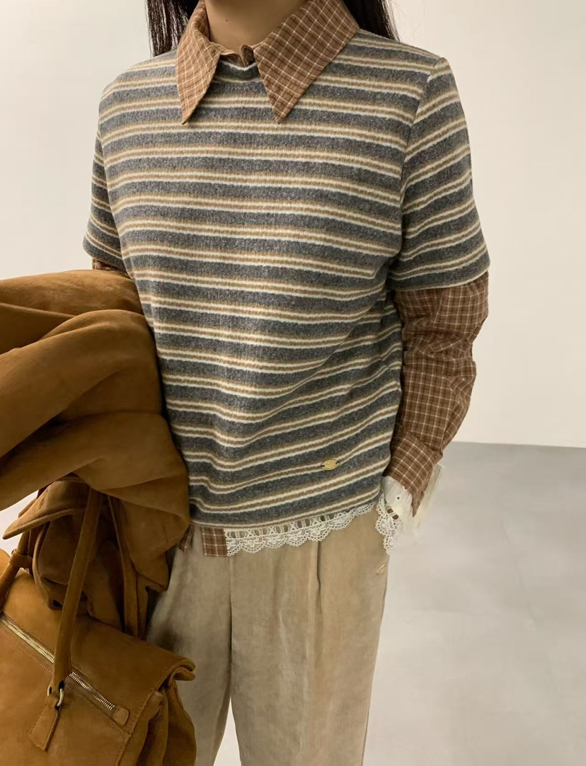 J CRANE-A東大門㊣代購女裝新品人氣25秋冬時尚休閑推薦T恤J CRANET恤