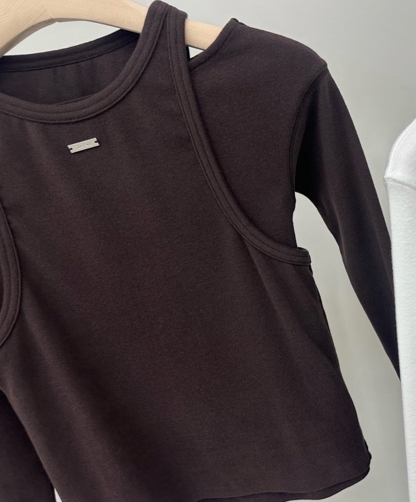 NOB東大門㊣直郵女士新款時尚熱賣25秋冬職業人氣推薦長袖T恤NOB長袖T恤