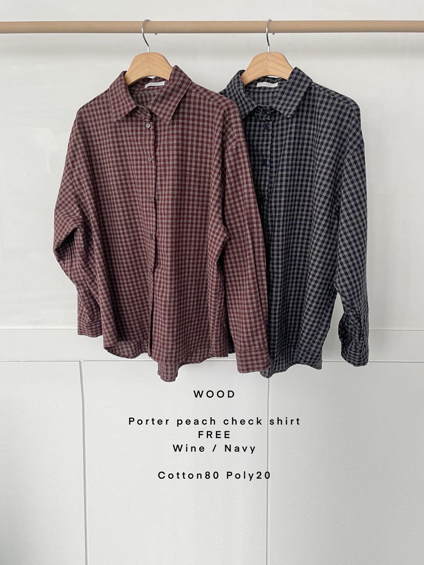 WOOD東大門㊣直郵女裝新品時尚熱賣休閑職業25秋冬襯衫蕾絲衫WOOD襯衫/蕾絲衫圖色2左二色