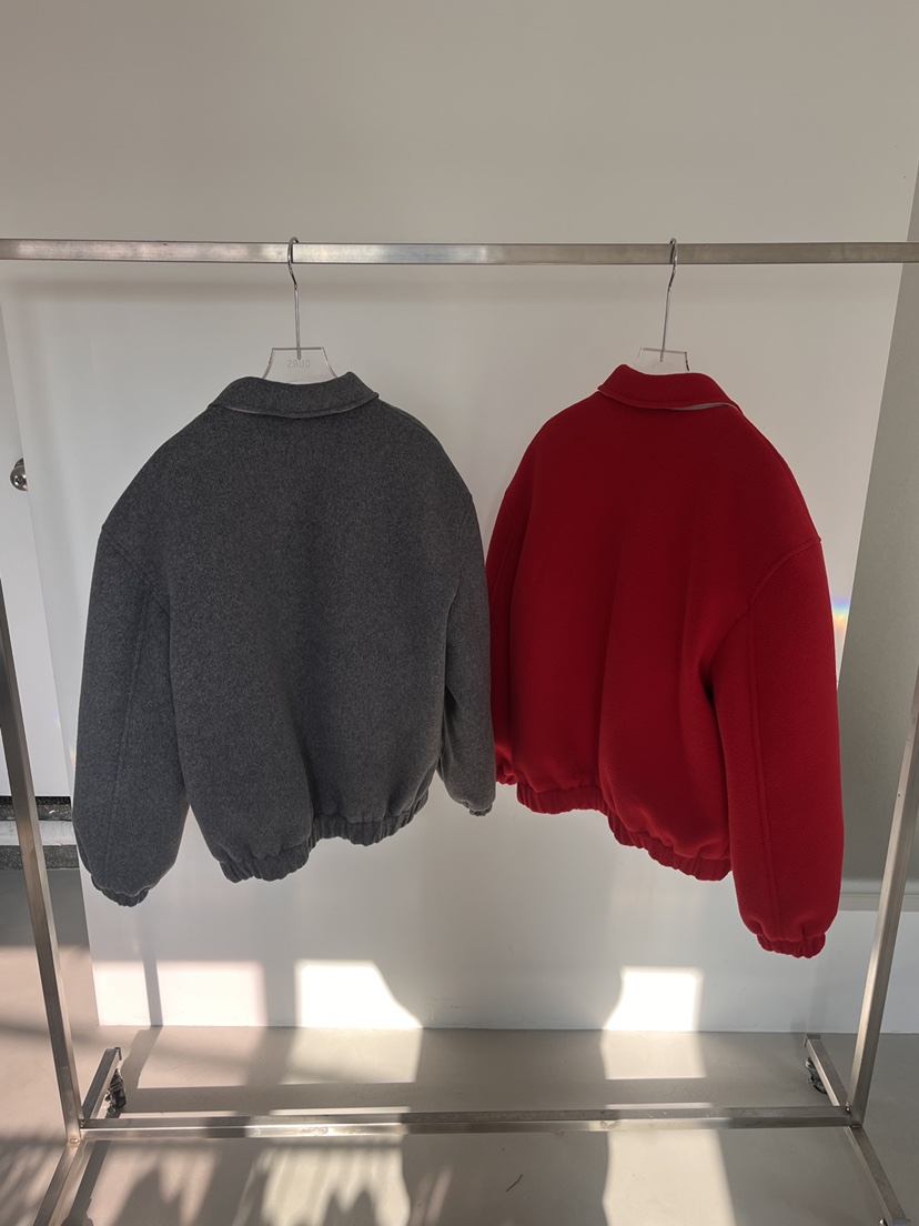 OURS韓國代購㊣女裝新品人氣熱賣25秋冬時尚推薦休閑夾克羊毛OURS夾克