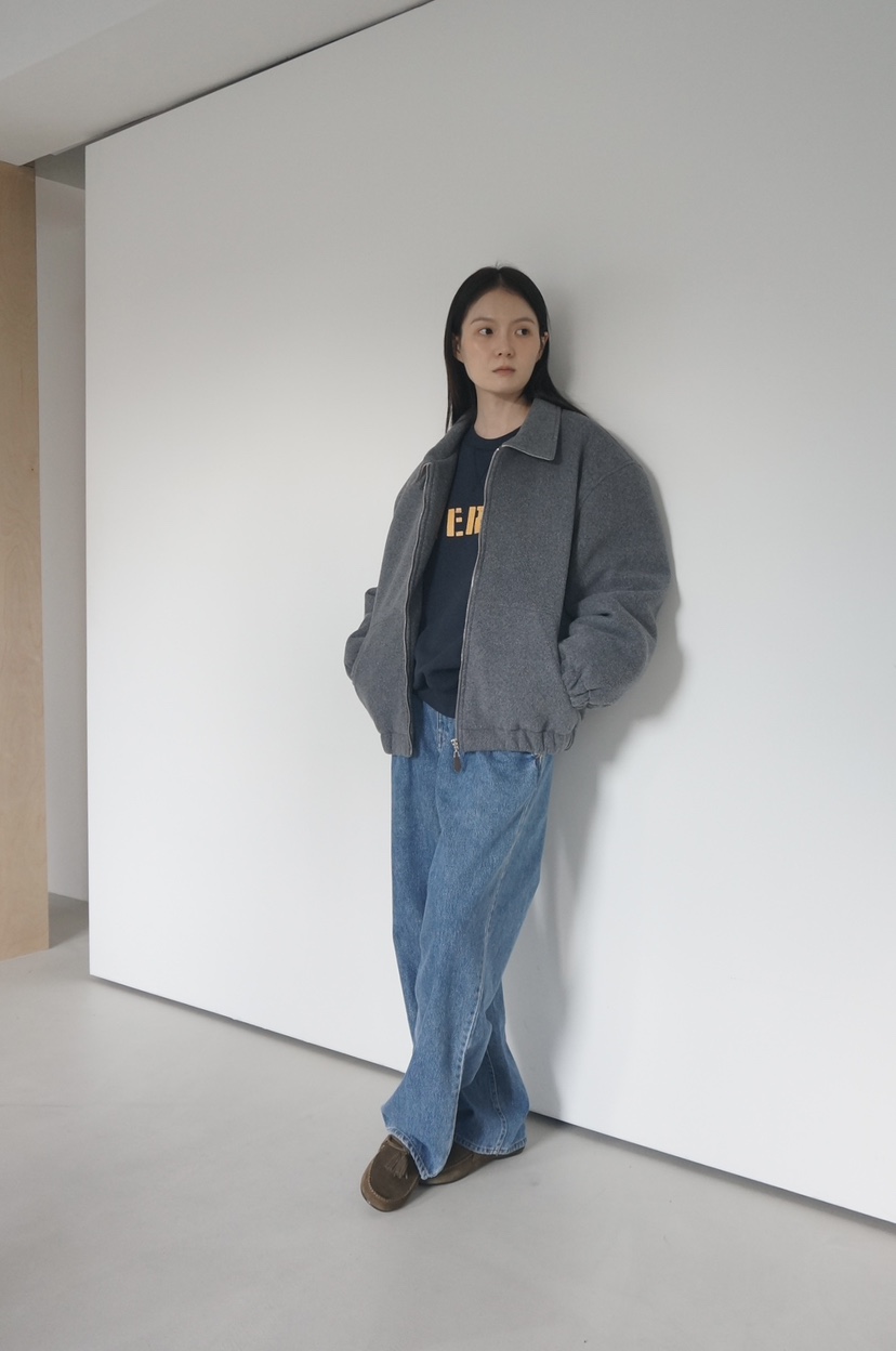 OURS韓國代購㊣女裝新品人氣熱賣25秋冬時尚推薦休閑夾克羊毛OURS夾克