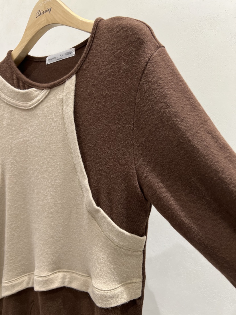 SHIRRING東大門㊣實拍女士新品25秋冬時尚人氣休閑推薦長袖T恤SHIRRING長袖T恤