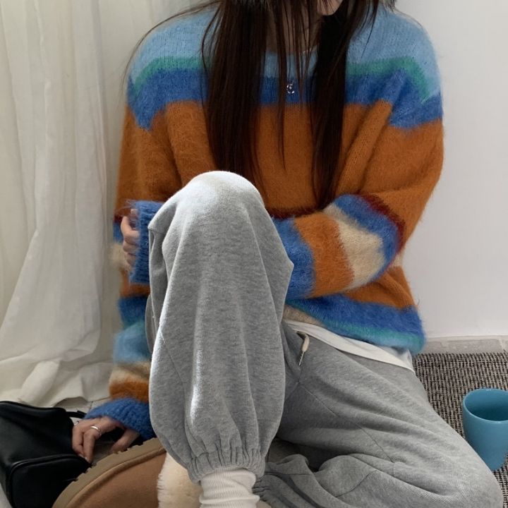 STAY HERE東大門㊣實拍女士新款職業25秋冬時尚人氣針織衫STAY HERE針織衫