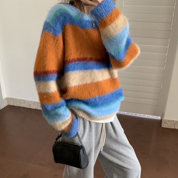 STAY HERE東大門㊣實拍女士新款職業25秋冬時尚人氣針織衫STAY HERE針織衫