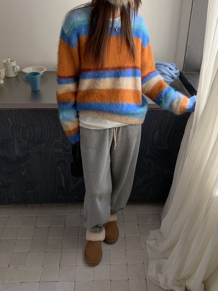 STAY HERE東大門㊣實拍女士新款職業25秋冬時尚人氣針織衫STAY HERE針織衫