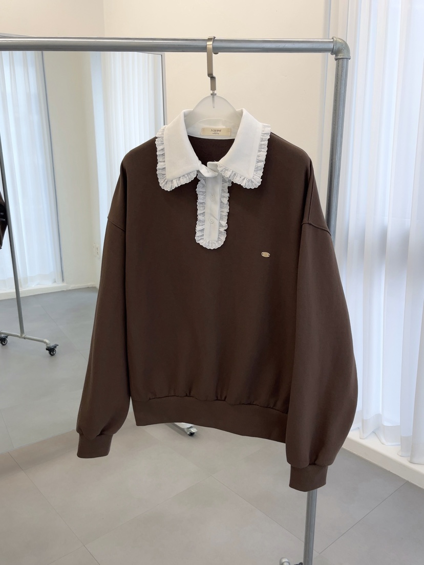 J CRANE-A東大門㊣代購女裝新款熱賣時尚休閑職業25秋冬衛衣J CRANE衛衣圖色1