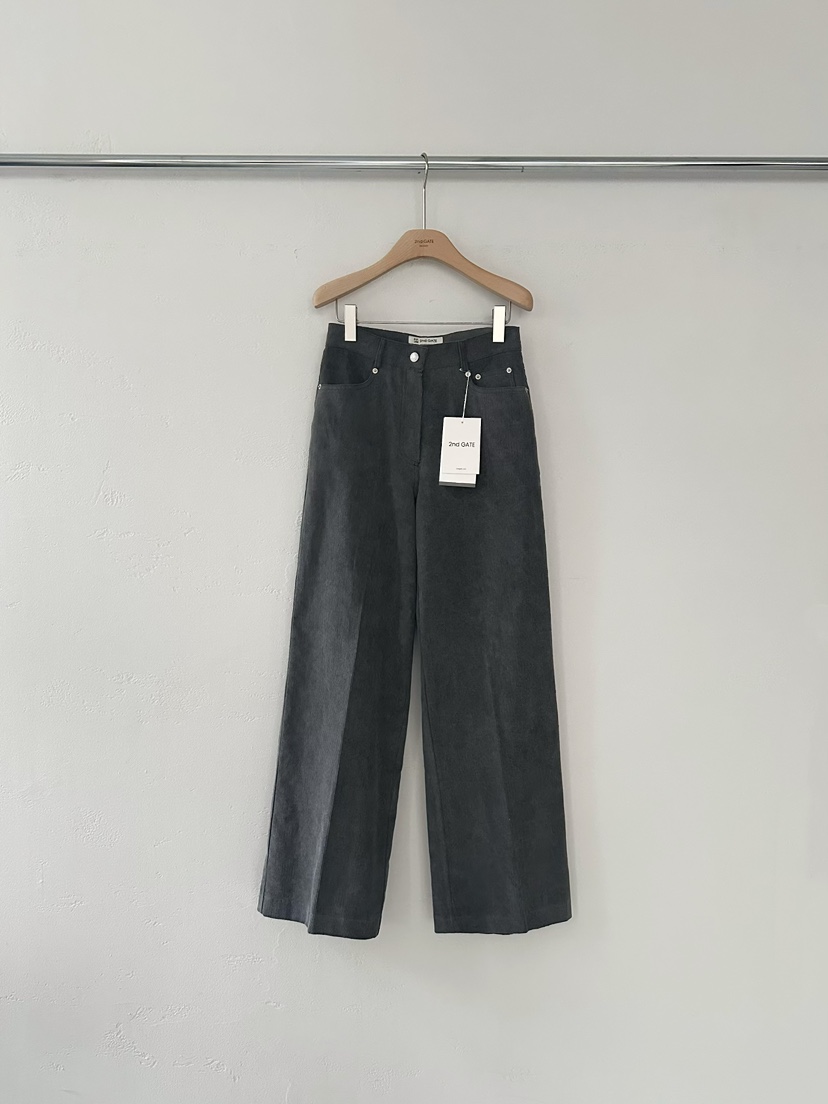 2ND GATE東大門㊣代購女士新品時尚休閑人氣職業熱賣休閑褲2ND GATE休閑褲圖色2