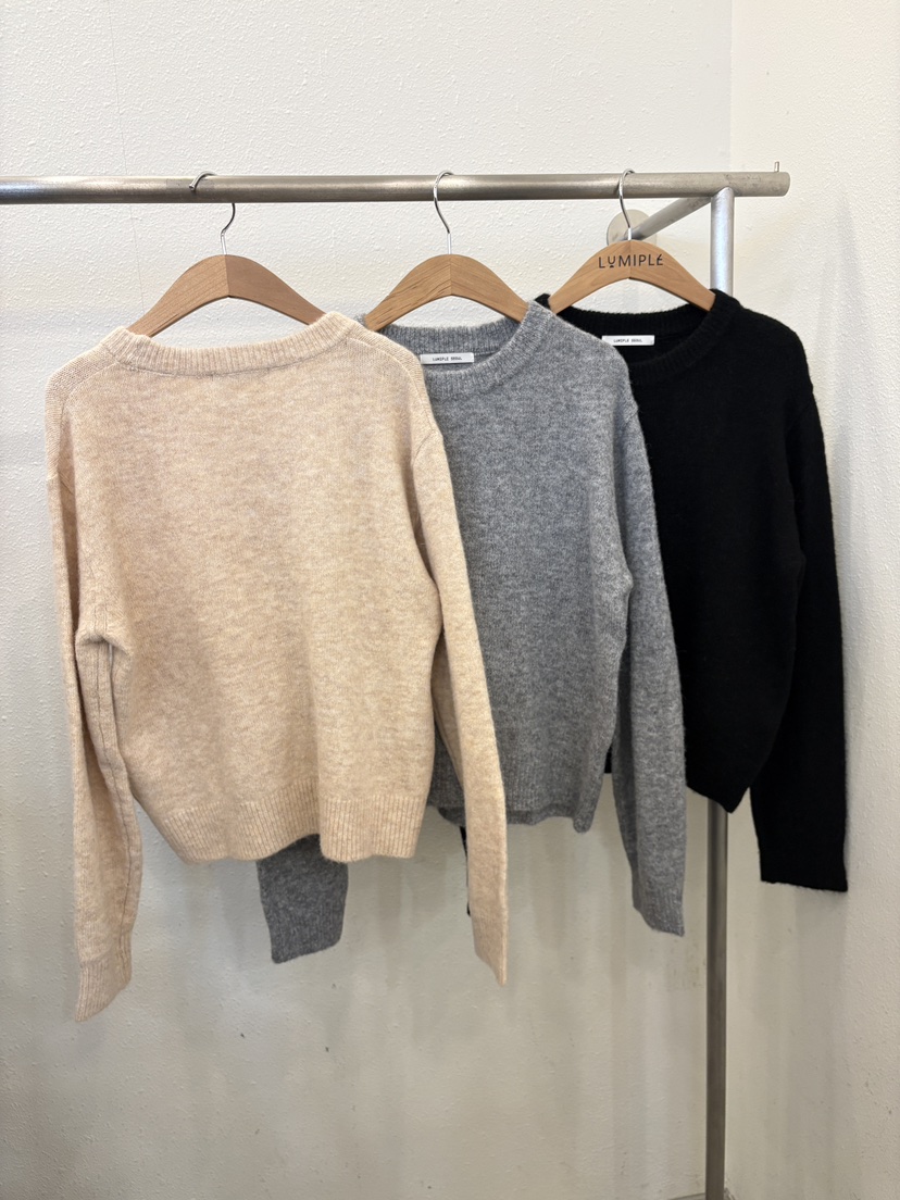 LUMIPLE東大門㊣代購女裝新品推薦職業熱賣25秋冬針織衫羊毛混紡LUMIPLE針織衫