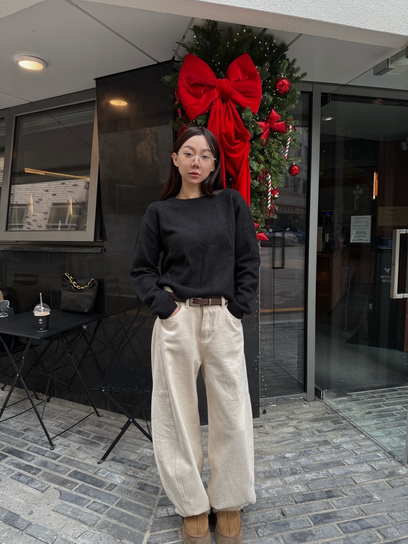 LUMIPLE東大門㊣代購女裝新品推薦職業熱賣25秋冬針織衫羊毛混紡LUMIPLE針織衫