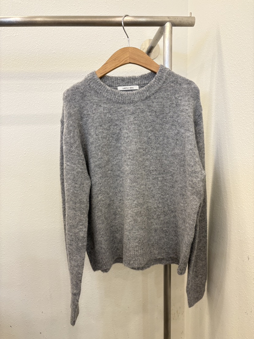 LUMIPLE東大門㊣代購女裝新品推薦職業熱賣25秋冬針織衫羊毛混紡LUMIPLE針織衫圖色1