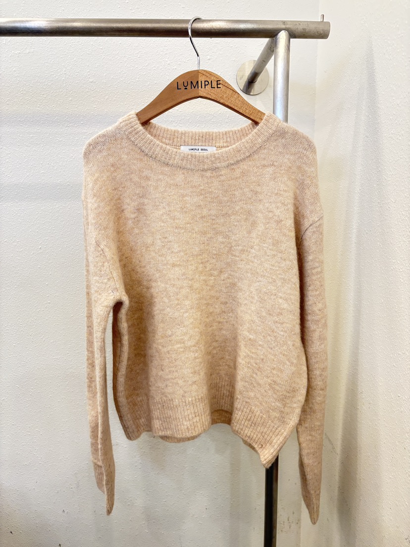 LUMIPLE東大門㊣代購女裝新品推薦職業熱賣25秋冬針織衫羊毛混紡LUMIPLE針織衫圖色2